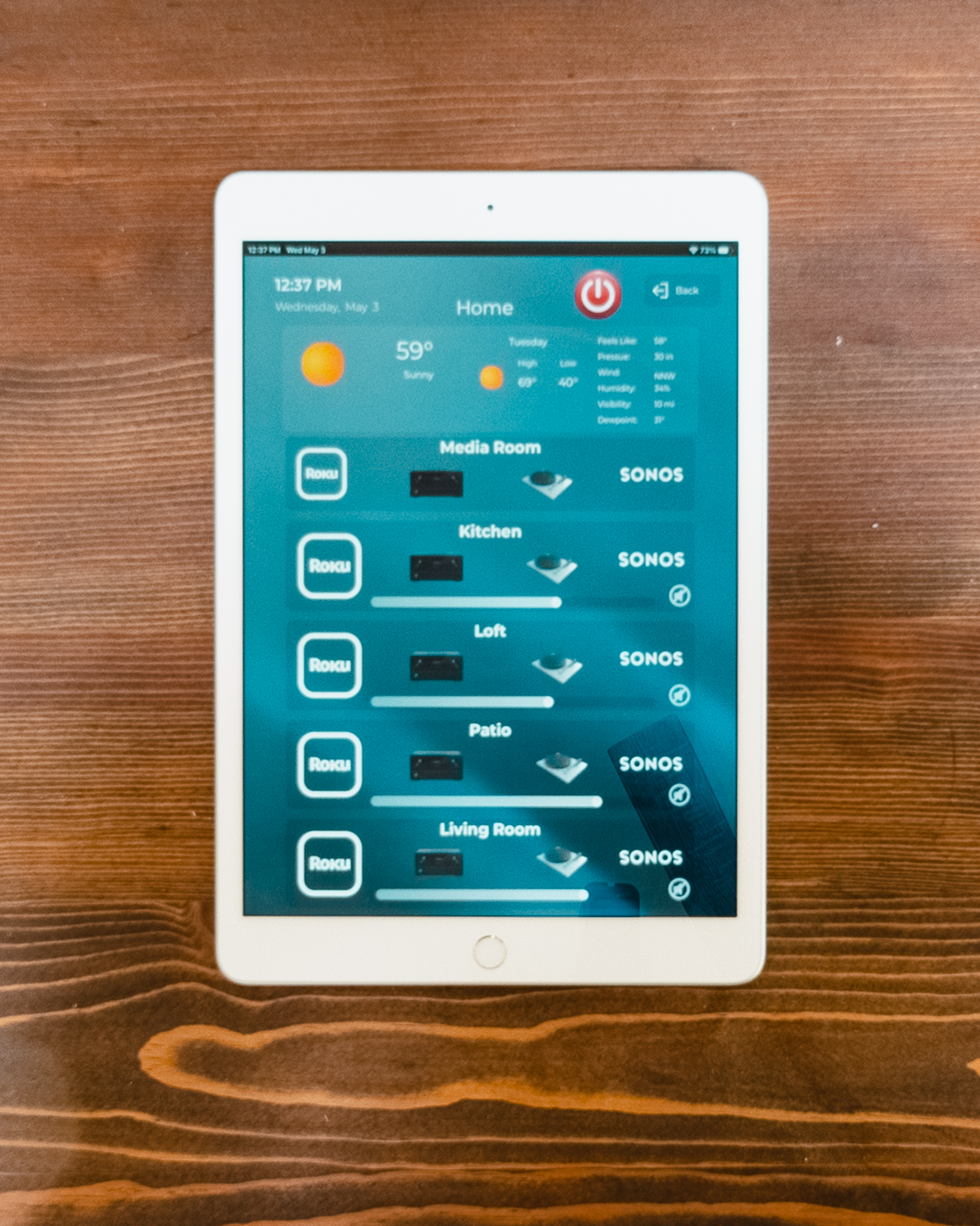 home control smart panel
